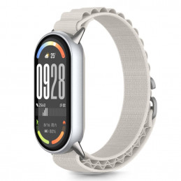 „Tech-Protect“ nailono „Pro“ dirželis, skirtas „Xiaomi Smart Band 8 / 9 / 10 / NFC“ – smėlio spalvos