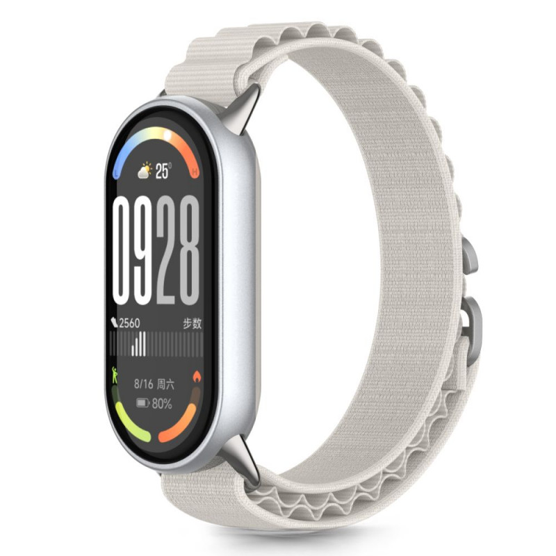 „Tech-Protect“ nailono „Pro“ dirželis, skirtas „Xiaomi Smart Band 8 / 9 / 10 / NFC“ – smėlio spalvos