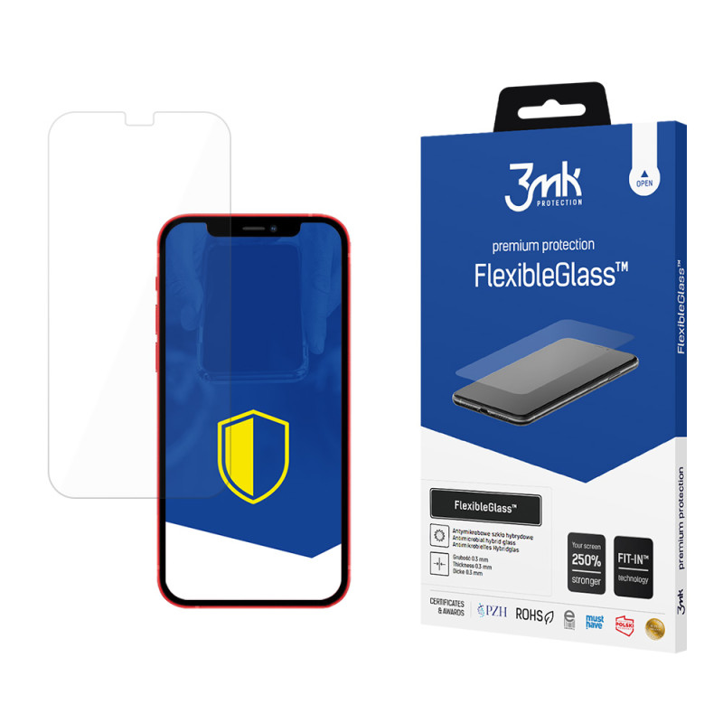 3mk FlexibleGlass™ hibridinis stiklas, skirtas iPhone 12 Pro Max