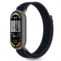 „Tech-Protect“ nailoninis „Pro“ dirželis, skirtas „Xiaomi Smart Band 8 / 9 / 10 / NFC“ – juodas ir oranžinis