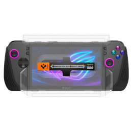 „Spigen Glas.TR EZ Fit“ grūdinto stiklo komplektas, skirtas „Asus Rog Ally X“ – skaidrus