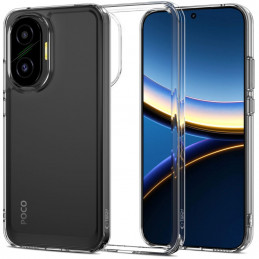 „Tech-Protect Flexair“ hibridinis dėklas, skirtas „Xiaomi Poco F7 5G“ – skaidrus