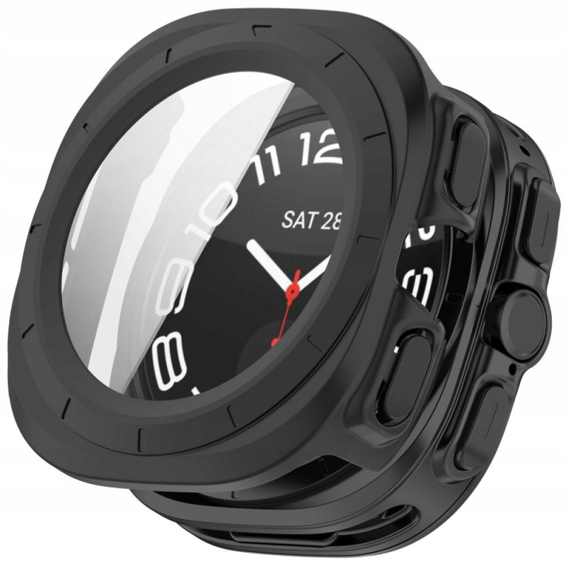 „Tech-Protect“ apsauginis dėklas, skirtas „Samsung Galaxy Watch Ultra 47mm“ – juodas