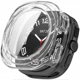 „Tech-Protect“ apsauginis dėklas, skirtas „Samsung Galaxy Watch Ultra 47mm“ – skaidrus