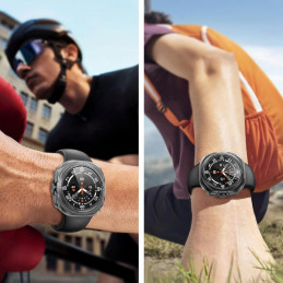 „Tech-Protect“ apsauginis dėklas, skirtas „Samsung Galaxy Watch Ultra 47mm“ – skaidrus