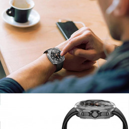„Tech-Protect“ apsauginis dėklas, skirtas „Samsung Galaxy Watch Ultra 47mm“ – skaidrus