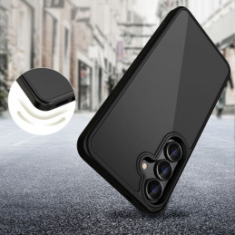 „Tech-Protect MagMat“ dėklas, skirtas „Motorola Moto G86 5G“ – matinės juodos spalvos