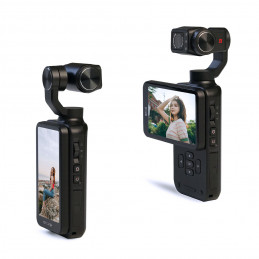 „Ordro Pocket M5“ 3 ašių stabilizatoriaus kamera, 5K, skirta vaizdo tinklaraščiams ir „YouTube“ – juoda