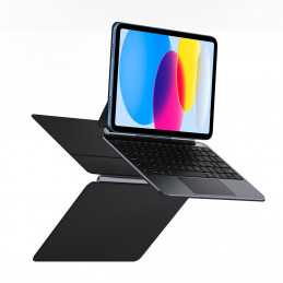 „Dux Ducis“ klaviatūros dėklas (MK serijos), skirtas „iPad 10“ (2022) ir „iPad 11“ (2025) – juodas