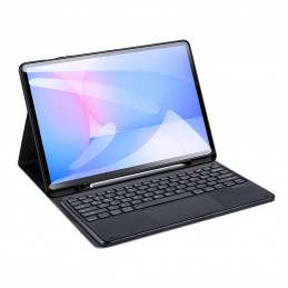 „Dux Ducis“ (TK serijos) klaviatūros dėklas, skirtas „Samsung Tab S10 FE+“ (Plus) – juodas