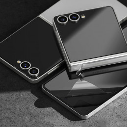„Ringke Protector Pro 3-in-1“ apsauginis rinkinys, skirtas „Samsung Galaxy Z Flip 7“ – skaidrus