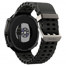 „Spigen Rugged Armor“ dėklas, skirtas „Samsung Galaxy Watch 8 40mm“ – matinės juodos spalvos