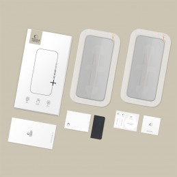 „Tech-Protect Quick Set Spy+“ privatumo stiklų, skirtų „iPhone 16 Pro“, 2 vnt. pakuotėje