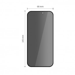 „Tech-Protect Quick Set Spy+“ privatumo stiklų, skirtų „iPhone 12“ / „12 Pro“, 2 vnt. pakuotėje
