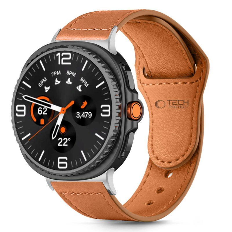 „Tech-Protect“ odinis dirželis, skirtas „Samsung Galaxy Watch 40/ 44/ 46 mm“ – rudas