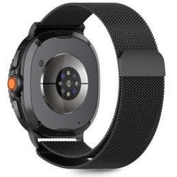 „Tech-Protect MilaneseBrand“, skirtas „Samsung Galaxy Watch 40/ 44/ 46 mm“ – juodas