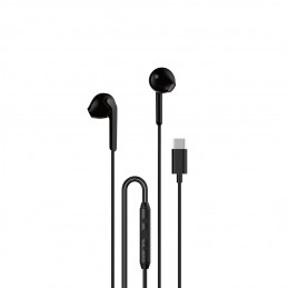 „Dudao X3C“ į ausis įdedamos laidinės USB-C ausinės, 1,2 m ilgio, juodos