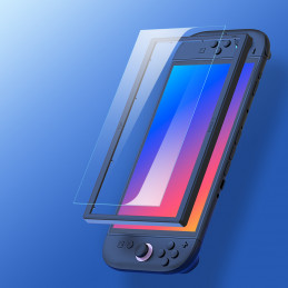 „Dux Ducis HD“ grūdintas stiklas, skirtas „Nintendo Switch 2“ su montavimo rėmeliu