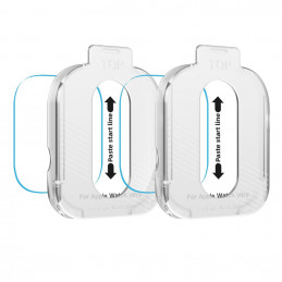 „Tech-Protect Easy Set+“ grūdinto stiklo 2 vnt. pakuotė, skirta „Apple Watch Ultra 1/ 2 49 mm“ – skaidrus