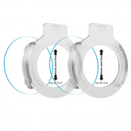 „Tech-Protect Easy Set+“ 2 grūdinto stiklo pakuotė, skirta „Huawei Watch GT 5 41 mm“ – skaidri.