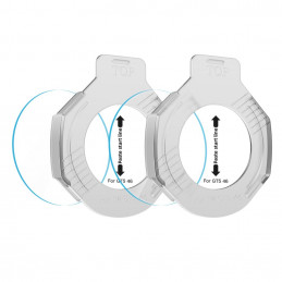 „Tech-Protect Easy Set+“ 2 grūdinto stiklo pakuotė, skirta „Huawei Watch GT 5 46 mm“ – skaidri.