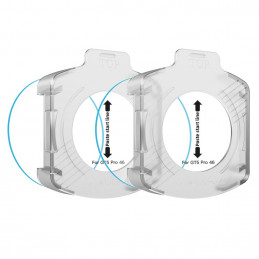 „Tech-Protect Easy Set+“ 2 grūdinto stiklo pakuotė, skirta „Huawei Watch GT 5 Pro 46 mm“ – skaidri.