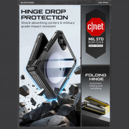 „Supcase Unicorn Beetle Pro“ dėklas, skirtas „Samsung Galaxy Z Flip 7“ – juodas