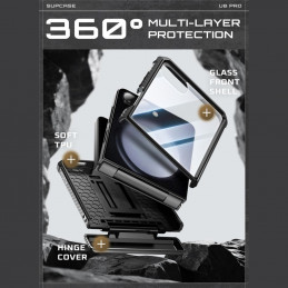 „Supcase Unicorn Beetle Pro“ dėklas, skirtas „Samsung Galaxy Z Flip 7“ – juodas