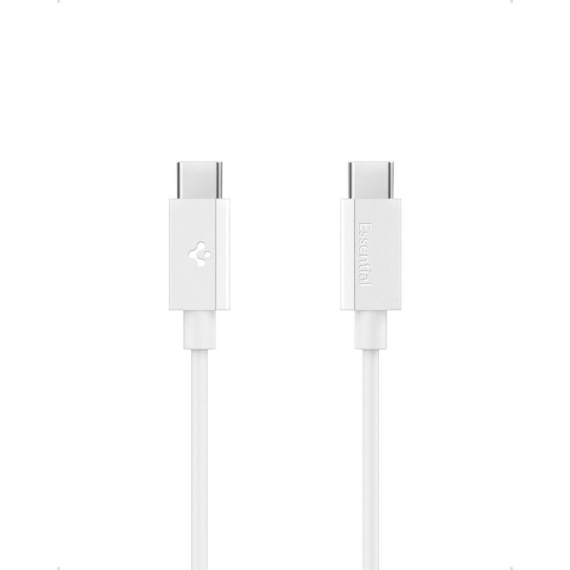 „Spigen EB6020CC“ 60 W laidas + USB-C / USB-C laidas 200 cm – baltas