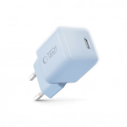 „Tech-Protect NCM25“ USB-C PD 25 W sieninis įkroviklis – mėlynas