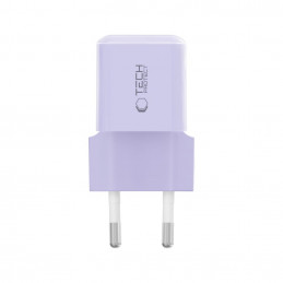 „Tech-Protect NCM25 USB-C PD 25W“ sieninis įkroviklis – violetinis