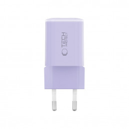 „Tech-Protect NCM33 PD 33W QC3.0 USB-C / USB-C sieninis įkroviklis – violetinis