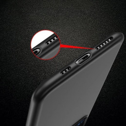 Minkštas dėklas, skirtas „iPhone 17“ – juodas