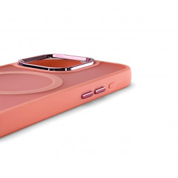 Madingas dėklas, suderinamas su „MagSafe“, skirtas „iPhone 17 Pro“ – rožinis