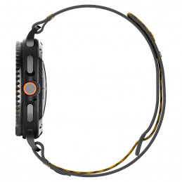 „Spigen Athlex Air Strap“, skirtas „Samsung Galaxy Watch 40/ 44/ 46mm“ – juodas ir geltonas