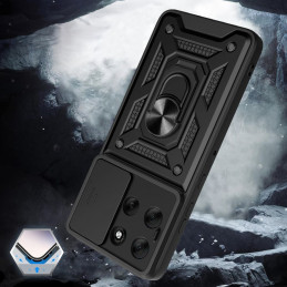 „Tech-Protect CamShield Pro“ dėklas, skirtas „Motorola Moto G86 5G“ – juodas