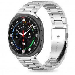 „Tech-Protect“ nerūdijančio plieno dirželis, skirtas „Samsung Galaxy Watch 40/ 44/ 46 mm“ – sidabrinis