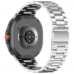 „Tech-Protect“ nerūdijančio plieno dirželis, skirtas „Samsung Galaxy Watch 40/ 44/ 46 mm“ – sidabrinis