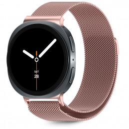 „Tech-Protect“ nerūdijančio plieno dirželis, skirtas „Samsung Galaxy Watch 40/ 44/ 46 mm“ – rožinis