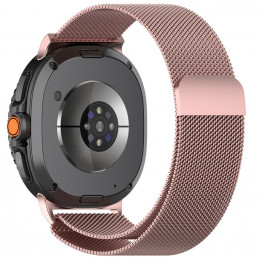 „Tech-Protect“ nerūdijančio plieno dirželis, skirtas „Samsung Galaxy Watch 40/ 44/ 46 mm“ – rožinis