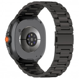 „Tech-Protect“ nerūdijančio plieno dirželis, skirtas „Samsung Galaxy Watch 40/ 44/ 46 mm“ – juodas