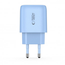 „Tech-Protect NCA20 PD 20W QC3.0 USB-A / USB-C“ sieninis įkroviklis – mėlynas
