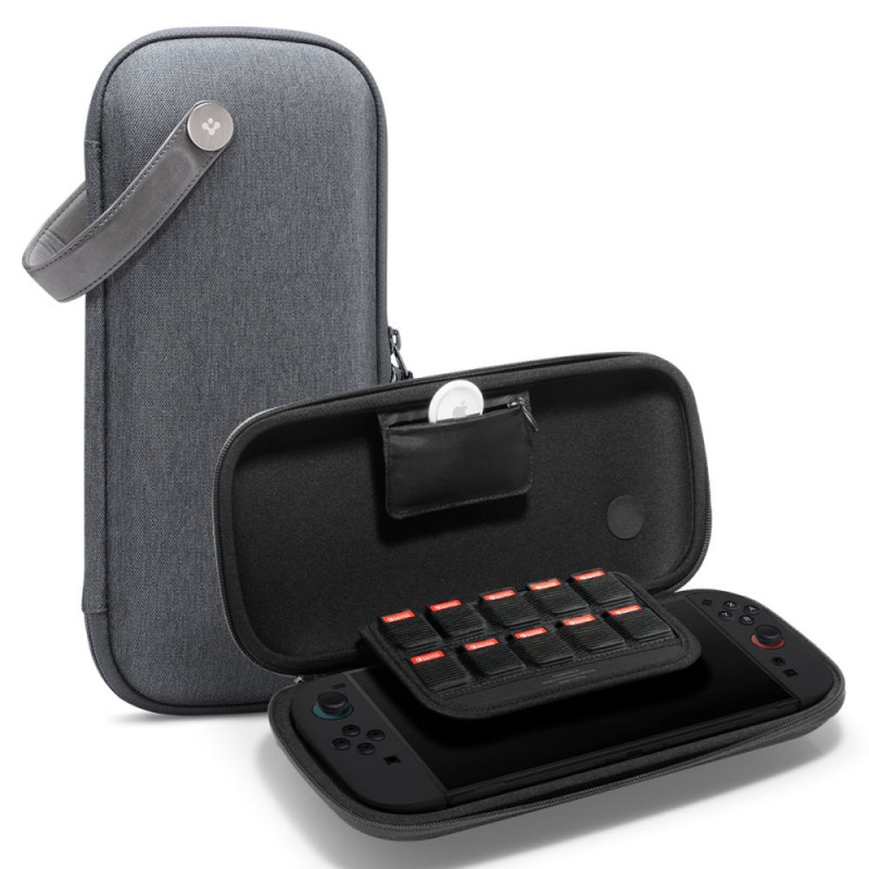 „Spigen Klasden“ dėklas, skirtas „Nintendo Switch 2“ – pilkas