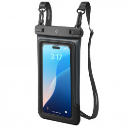 „Spigen A611P“ 2 vnt. vandeniui atsparių dėklų pakuotė – matinės juodos spalvos