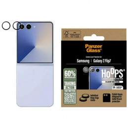„PanzerGlass Hoops“ grūdinto stiklo objektyvo dangtelis, skirtas „Samsung Galaxy Z Flip7“