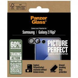 „PanzerGlass PicturePerfect“ grūdinto stiklo lęšis, skirtas „Samsung Galaxy Z Flip7“.