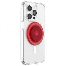 „Popsockets Blanchette“ raudonas „MagSafe“ telefono laikiklis ir stovas – raudonas