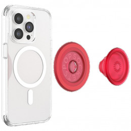 „Popsockets Blanchette“ raudonas „MagSafe“ telefono laikiklis ir stovas – raudonas