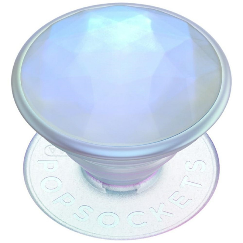 „Popsockets Luxe Iridescent Dichroic“ telefono laikiklis ir stovas – baltas