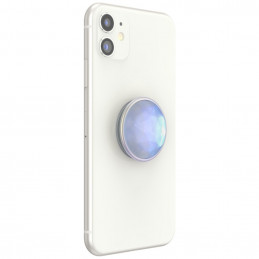 „Popsockets Luxe Iridescent Dichroic“ telefono laikiklis ir stovas – baltas